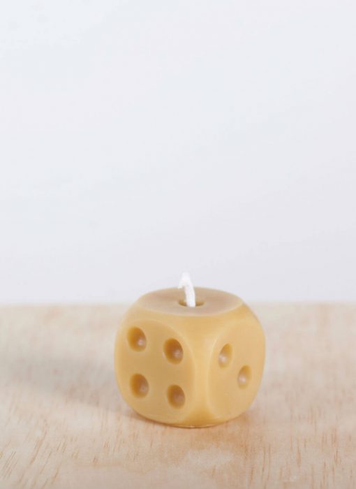 Dice 01 100% Pure Beeswax Candle