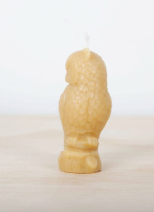 Owl 04 100% Pure Beeswax Candle